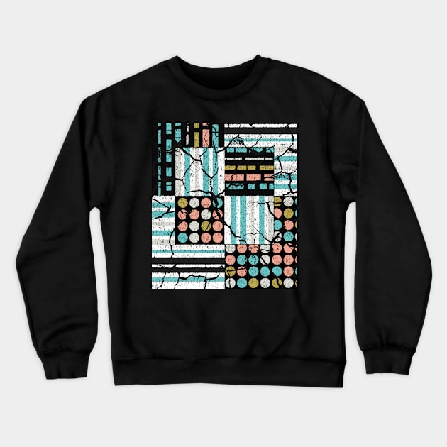 Distressed pattern Crewneck Sweatshirt by Gaspar Avila